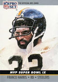 1990 Pro Set #9 Franco Harris Super Bowl MVP Collectibles