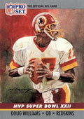 1990 Pro Set #22 Doug Williams Super Bowl MVP Collectibles
