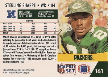 1991 Pro Set #161 Sterling Sharpe