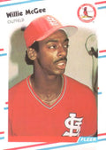 1988 Fleer #42 Willie McGee