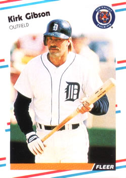 1988 Fleer #55 Kirk Gibson