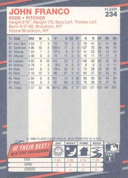 1988 Fleer #234 John Franco