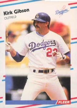 1988 Fleer Update #U-93 Kirk Gibson