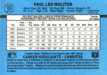 1988 Leaf #168 Paul Molitor