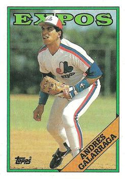 1988 Topps #25 Andres Galarraga
