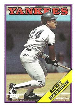 1988 Topps #60 Rickey Henderson
