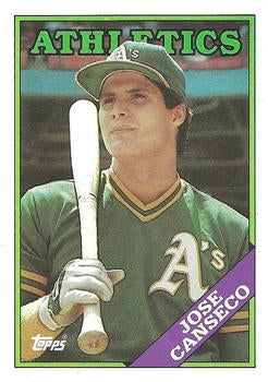 1988 Topps #370 Jose Canseco