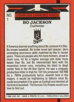 1990 Donruss #1 Bo Jackson