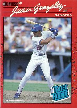 1990 Donruss #33 Juan Gonzalez