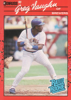 1990 Donruss #37 Greg Vaughn