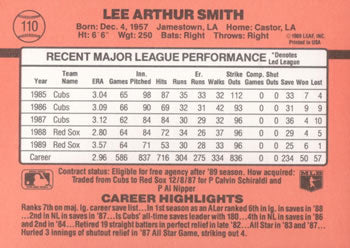 1990 Donruss #110 Lee Smith