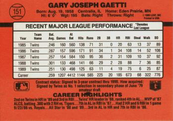 1990 Donruss #151 Gary Gaetti