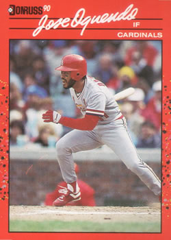 1990 Donruss #161 Jose Oquendo