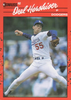 1990 Donruss #197 Orel Hershiser