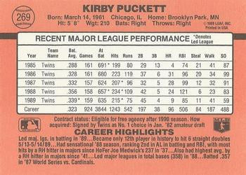 1990 Donruss #269 Kirby Puckett