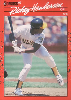 1990 Donruss #304 Rickey Henderson