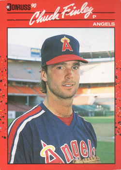 1990 Donruss #344 Chuck Finley