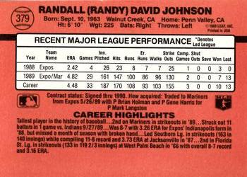 1990 Donruss #379 Randy Johnson