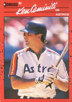 1990 Donruss #424 Ken Caminiti