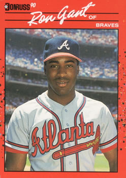 1990 Donruss #475 Ron Gant