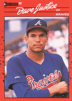1990 Donruss #704 Dave Justice