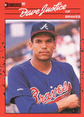 1990 Donruss #704 Dave Justice