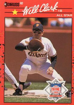 1990 Donruss #707 Will Clark