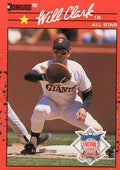 1990 Donruss #707 Will Clark