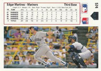 1991 Upper Deck #574 Edgar Martinez