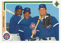 1991 Upper Deck #725 MVP Lineup (Andre Dawson / George Bell / Ryne Sandberg)