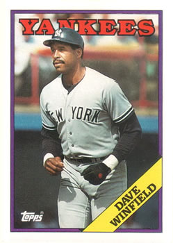1988 Topps #510 Dave Winfield