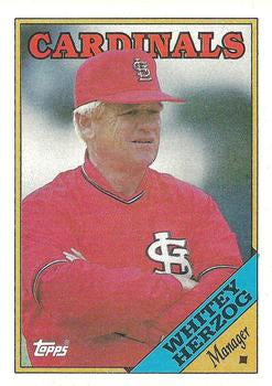 1988 Topps #744 Whitey Herzog