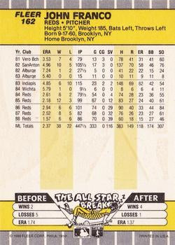 1989 Fleer #162 John Franco