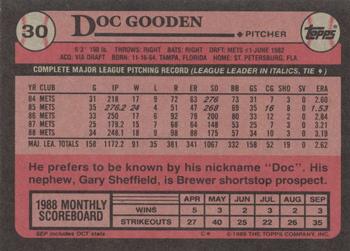 1989 Topps #30 Doc Gooden