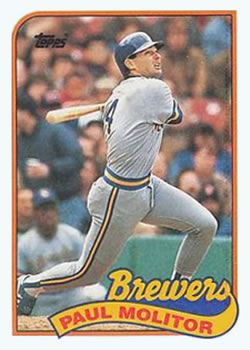 1989 Topps #110 Paul Molitor