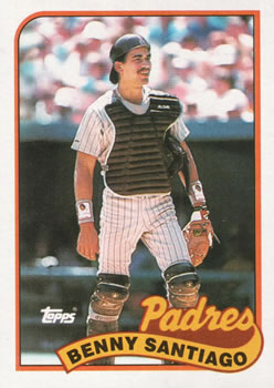 1989 Topps #256 Benny Santiago