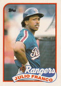 1989 Topps Traded #34T Julio Franco
