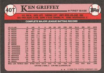 1989 Topps Traded #40T Ken Griffey