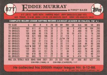 1989 Topps Traded #87T Eddie Murray