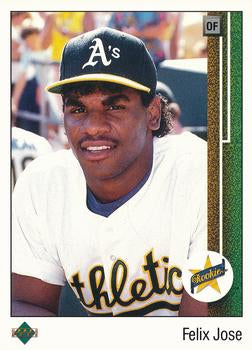 1989 Upper Deck #22 Felix Jose