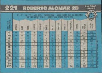 1990 Bowman #221 Roberto Alomar