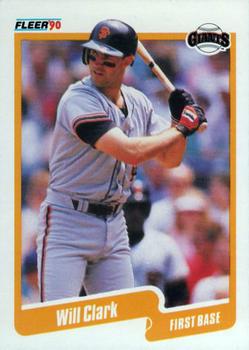 1990 Fleer #54 Will Clark