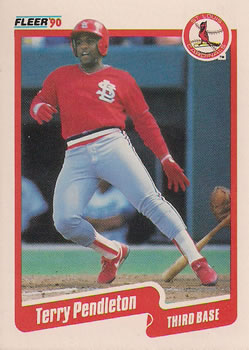 1990 Fleer #257 Terry Pendleton