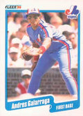 1990 Fleer #345 Andres Galarraga