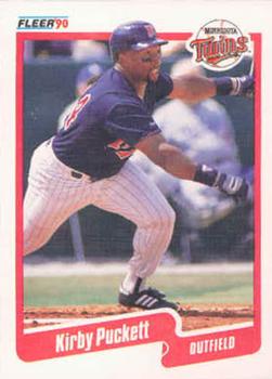 1990 Fleer #383 Kirby Puckett