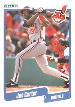 1990 Fleer #489 Joe Carter