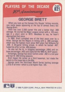 1990 Fleer #621 George Brett