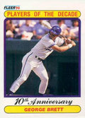 1990 Fleer #621 George Brett