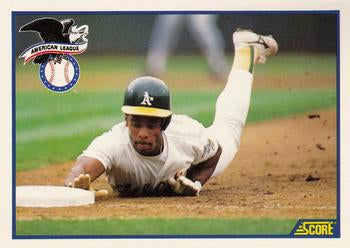 1990 Score #698 Rickey Henderson