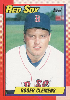 1990 Topps #245 Roger Clemens